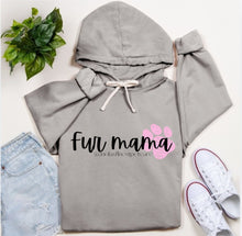 Load image into Gallery viewer, Fur Mama Lightweight Hooded Sweatshirt