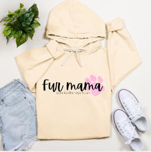 Load image into Gallery viewer, Fur Mama Lightweight Hooded Sweatshirt