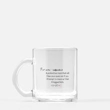Load image into Gallery viewer, Fur Mom Mug Glass