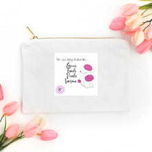 Load image into Gallery viewer, Speaking Italian Like....cosmetic bag white