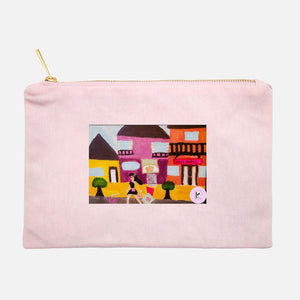 Uptown Girl cosmetic bag pink
