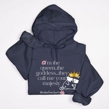 Load image into Gallery viewer, Royalty Cat Hooded Sweatshirt