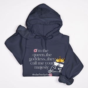 Royalty Cat Hooded Sweatshirt