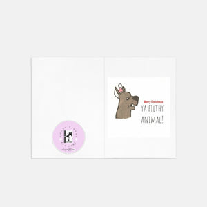 Filthy Animal blank stationery 10ct