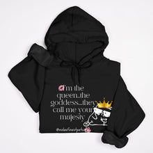 Load image into Gallery viewer, Royalty Cat Hooded Sweatshirt