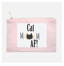 Load image into Gallery viewer, Cat mom AF makeup bag