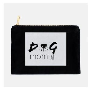 Dog Mom AF makeup bag