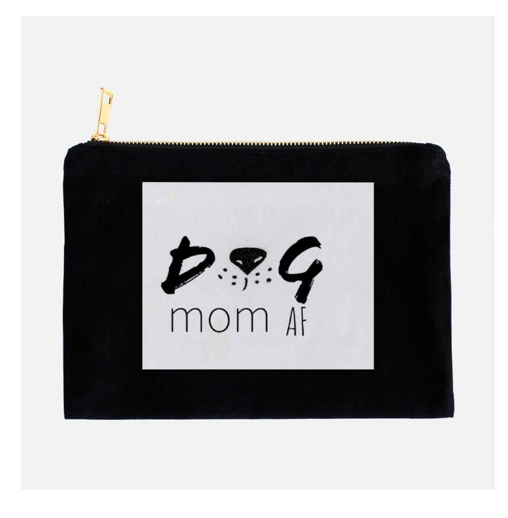 Dog Mom AF makeup bag