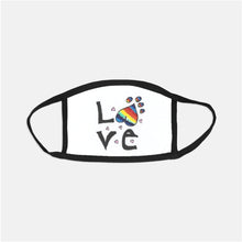 Load image into Gallery viewer, Rainbow love  Face Mask