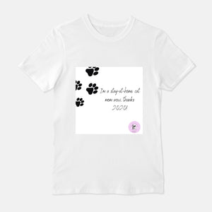 Stay at home cat mom T