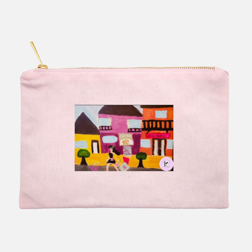 Uptown Girl cosmetic bag pink