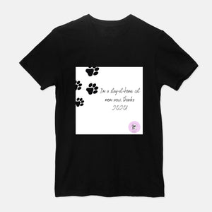 Stay at home cat mom T