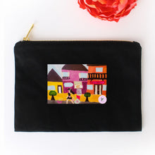 Load image into Gallery viewer, Uptown Girl cosmetic bag black